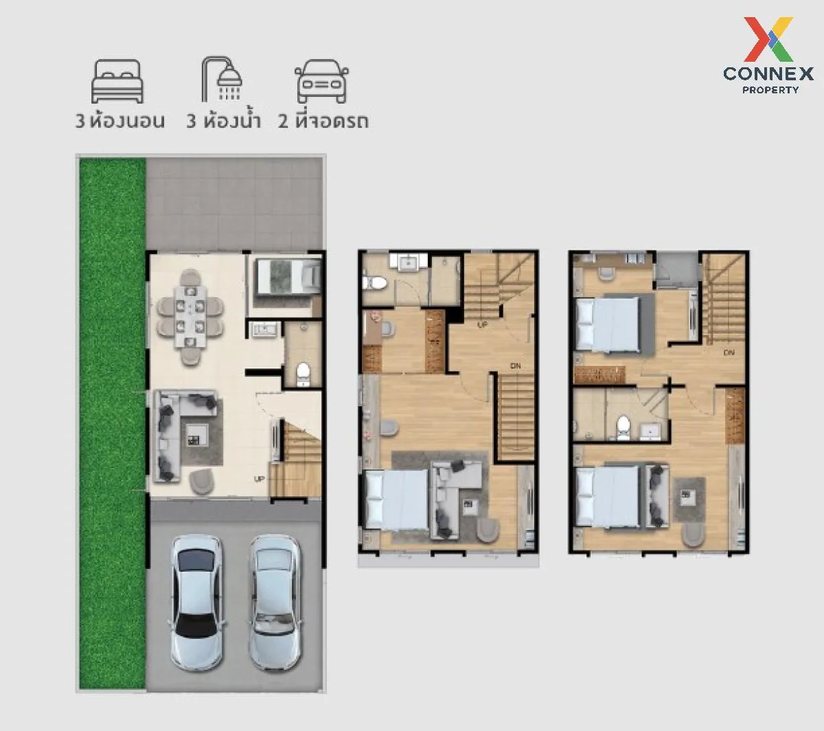 ขายทาวน์เฮ้าส์/ทาวน์โฮม  พาทิโอ กัลปพฤกษ์ - สาทร บางแค เขต บางแค  2