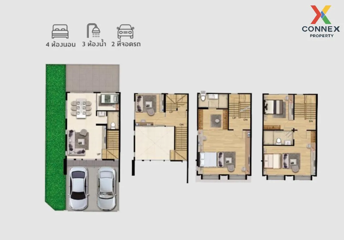 ขายทาวน์เฮ้าส์/ทาวน์โฮม  พาทิโอ กัลปพฤกษ์ - สาทร บางแค เขต บางแค  2