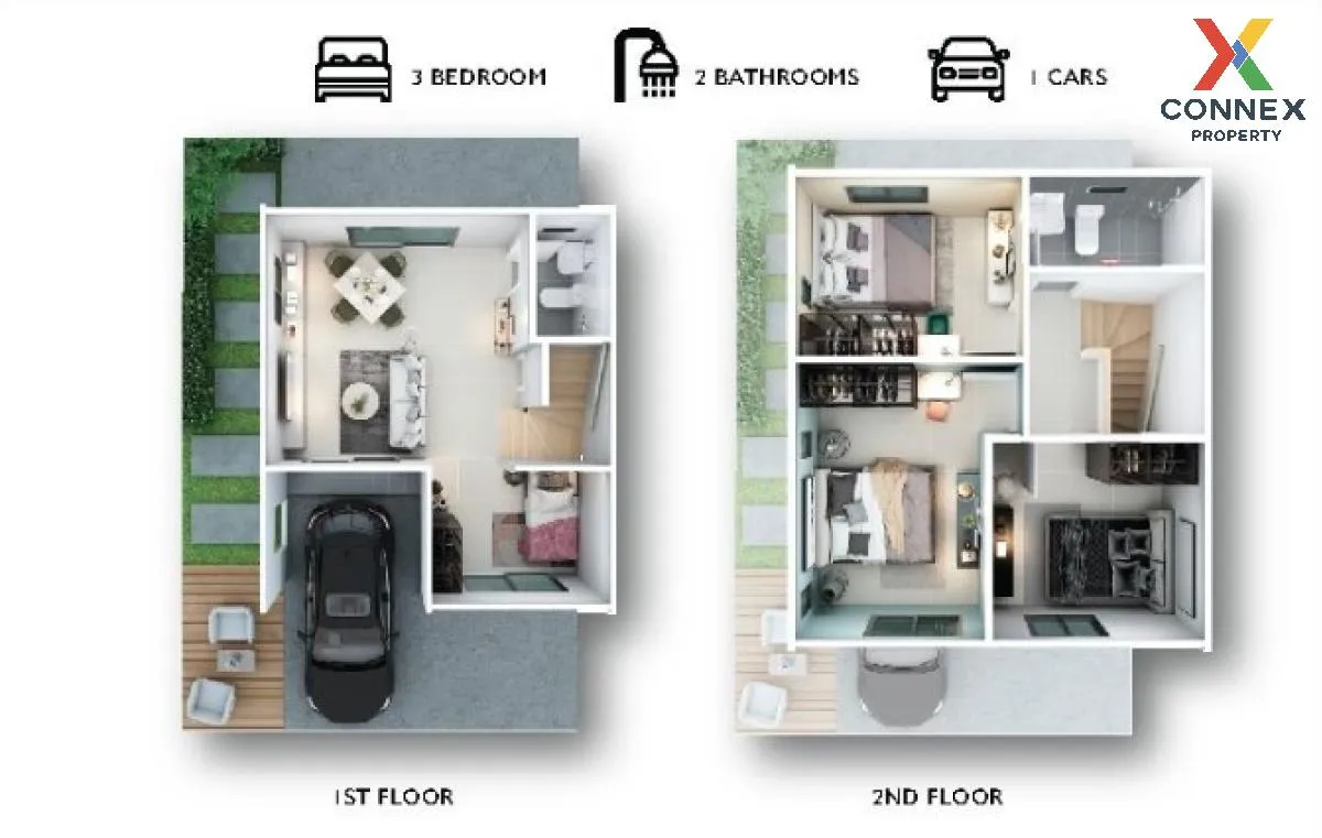 For Sale Townhouse/Townhome  , Baan Pruksa Rangsit Biztown , Khlo 2
