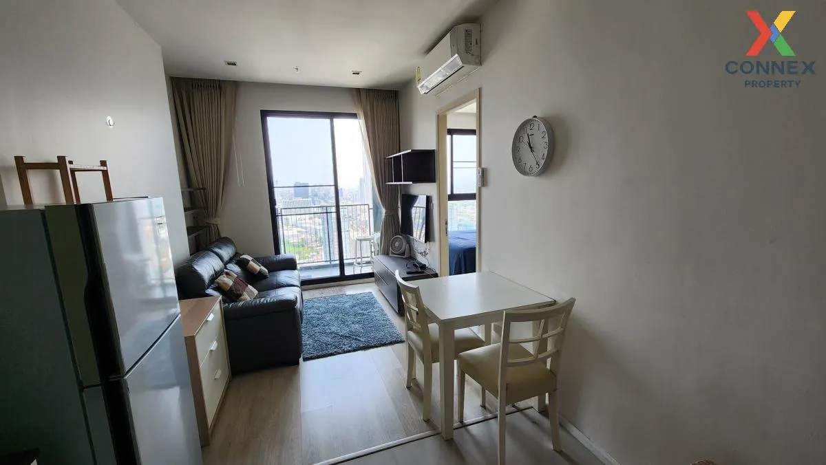 For Rent Condo , Quinn Ratchada 17 , high floor , MRT-Sutthisan ,