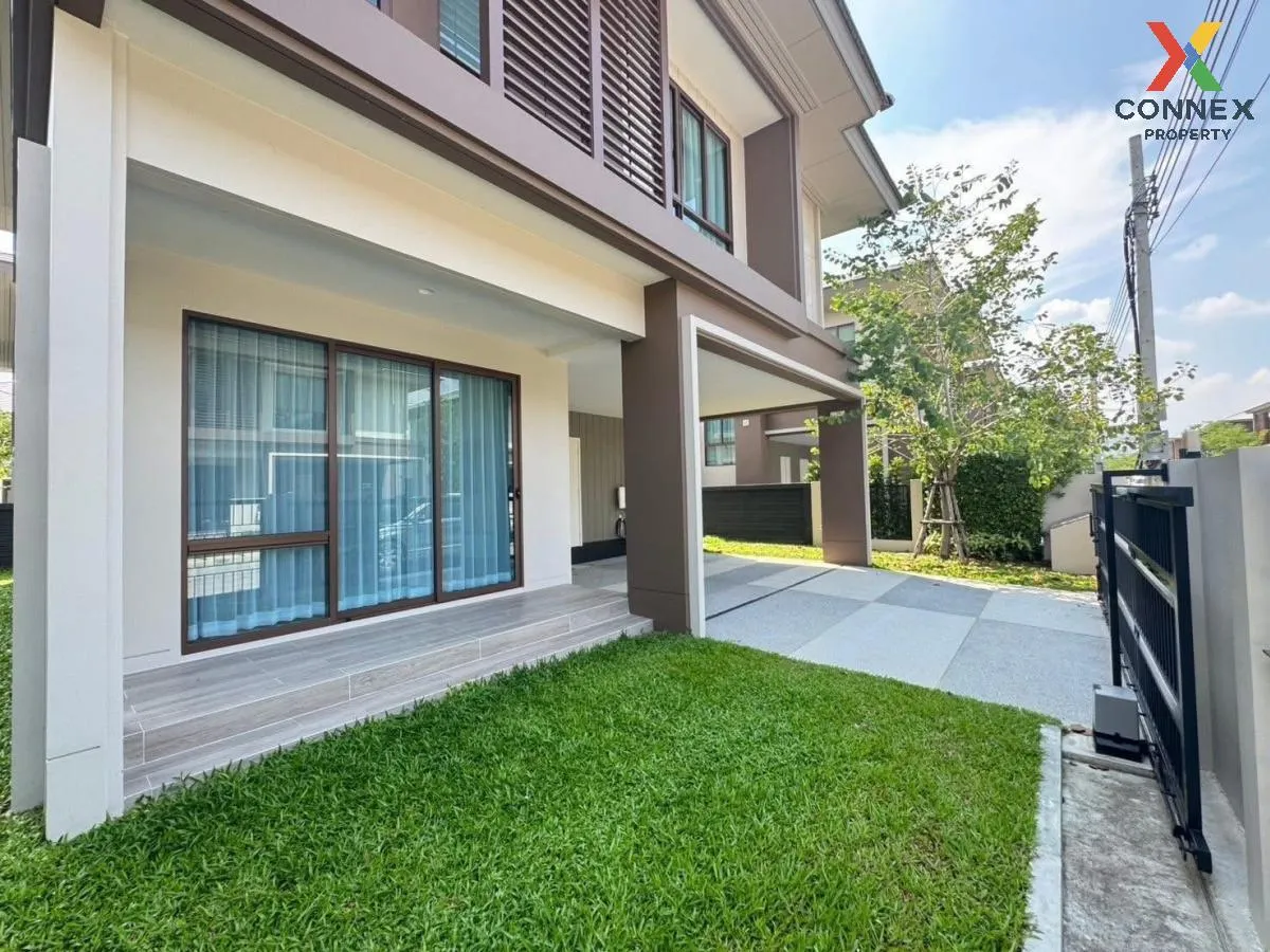 For Rent House , Burasiri Krungthep Kreetha , wide frontage , new 3