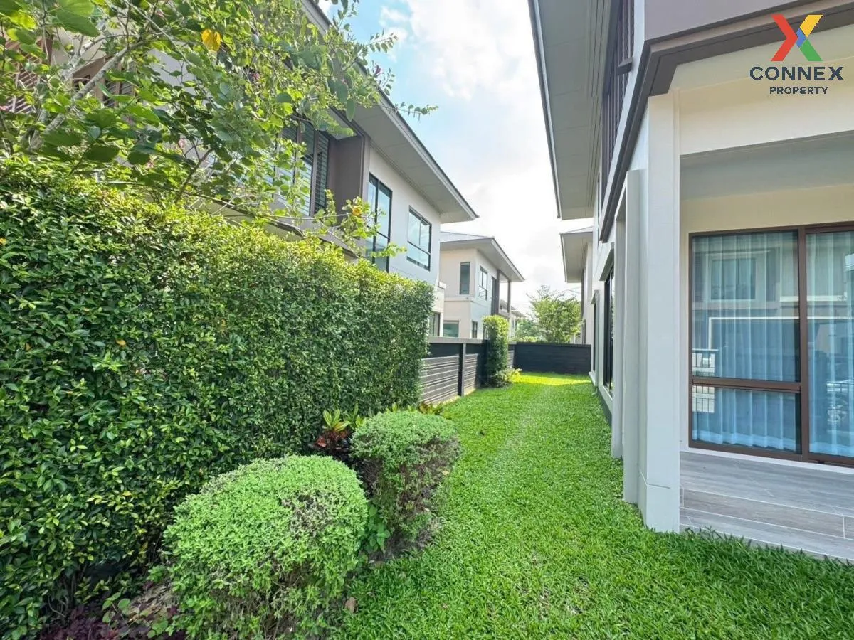 For Rent House , Burasiri Krungthep Kreetha , wide frontage , new 4