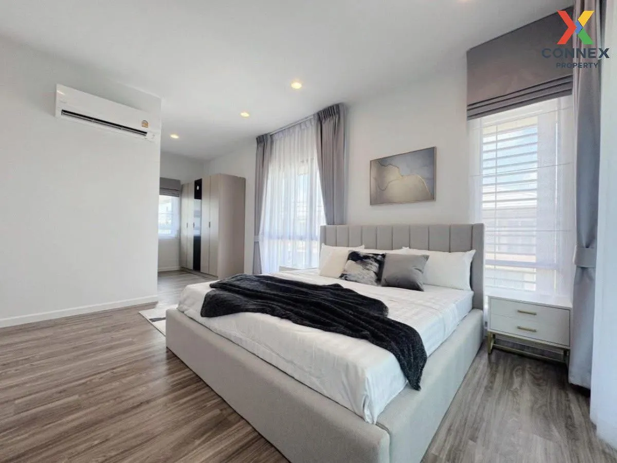 For Rent House , Burasiri Krungthep Kreetha , wide frontage , new