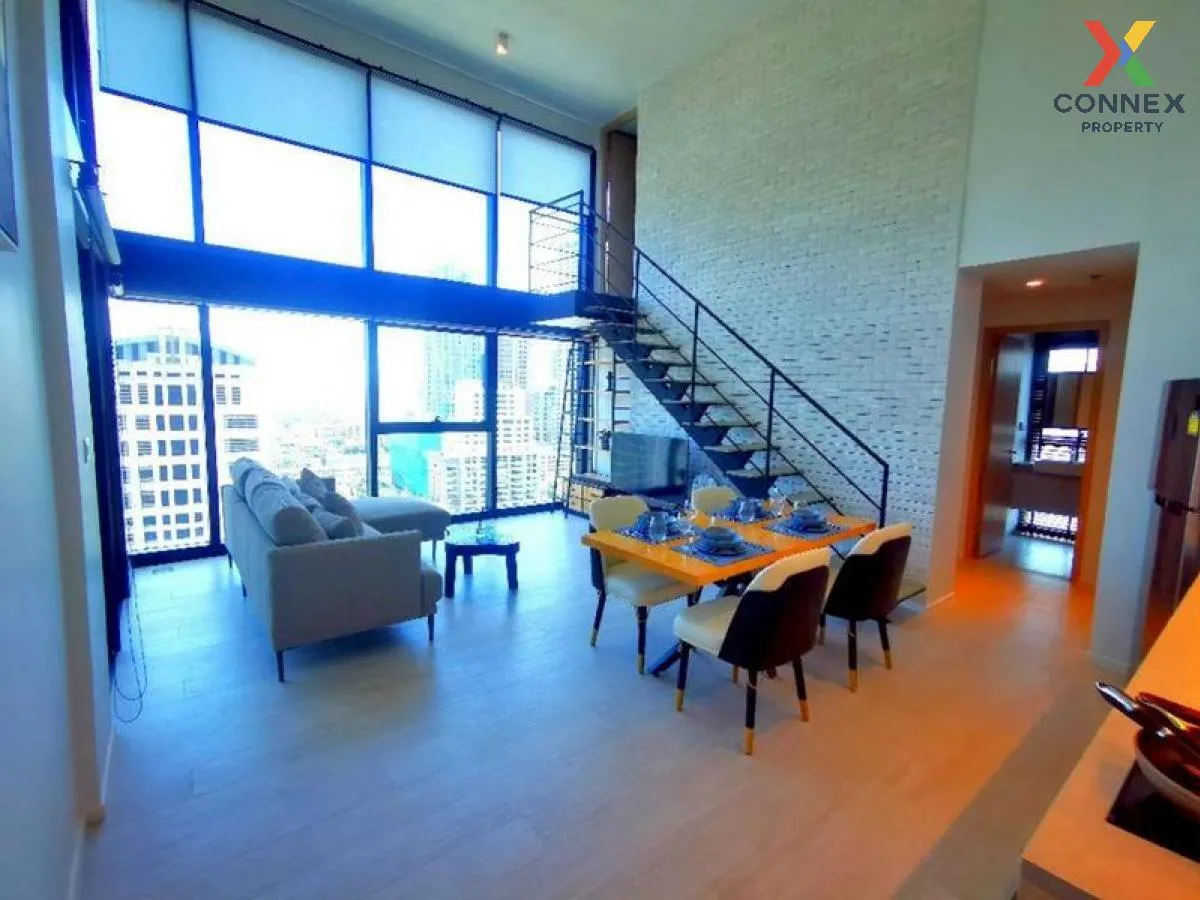 For Rent Condo , The Lofts Silom , Duplex , BTS-Surasak , Silom , 1