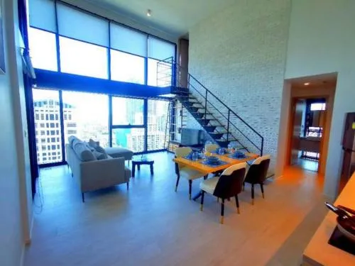 For Rent Condo , The Lofts Silom , Duplex , BTS-Surasak , Silom , Bang Rak , Bangkok , CX-124077