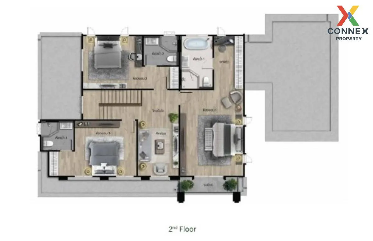 ขายบ้าน  เศรษฐสิริ กรุงเทพ - ปทุมธานี 2 บางคูวัด เมืองปทุมธานี ปท 3