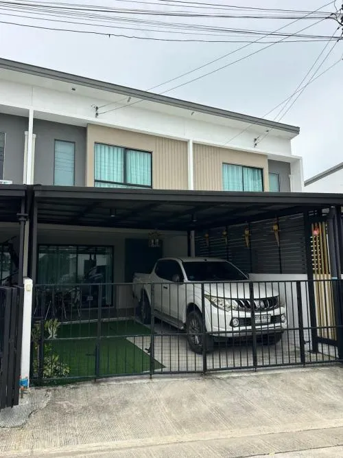 For Sale Townhouse/Townhome  , Pruksa Ville Ramintra-Prayasuren , wide frontage , Bang Chan , Khlong Sam Wa , Bangkok , CX-125241