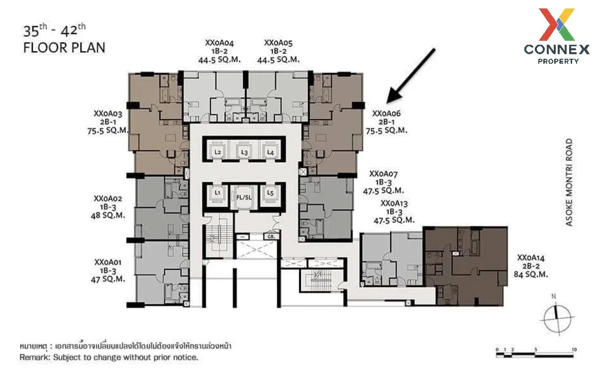 For Sale Condo , The Esse Asoke , BTS-Asok , Khlong Toei Nuea , W