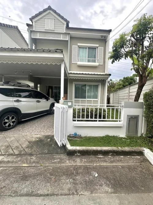 For Rent House , The Village Bangna - Wongwaen 2 , corner unit , wide frontage , Bang Phli Yai , Bang Phli , Samut Prakarn , CX-126492