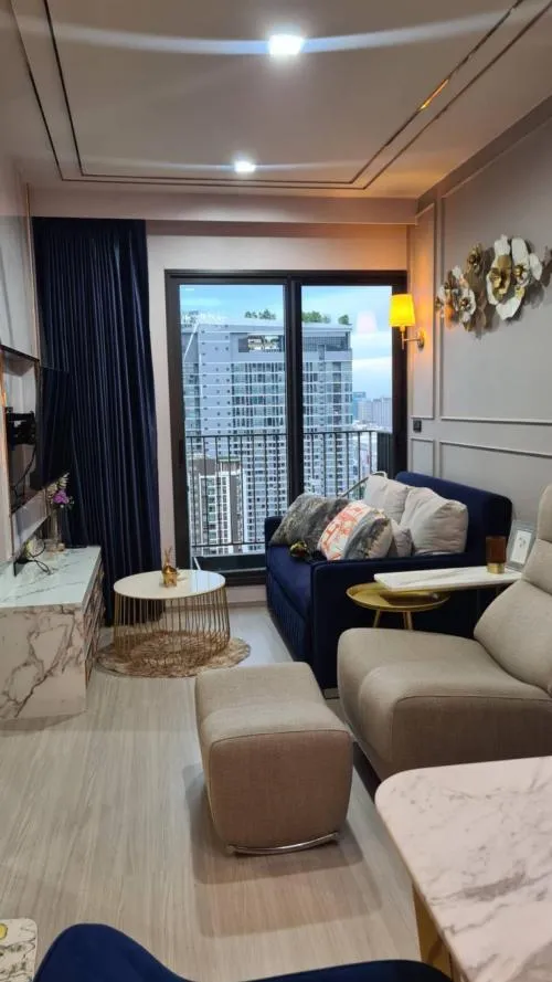 For Rent Condo , Life Asoke - Rama 9 , nice view , high floor , newly renovated , MRT-Phra Ram 9 , Makkasan , Rat Thewi , Bangkok , CX-127589