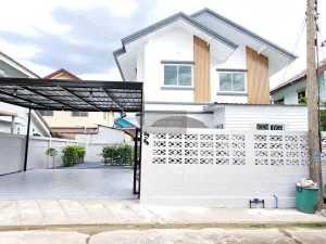 For Sale House , Baan Rompradu Phetkasem 104 , newly renovated , Krathum Lom , Sam Phran , Nakhon Pathom , CX-128133