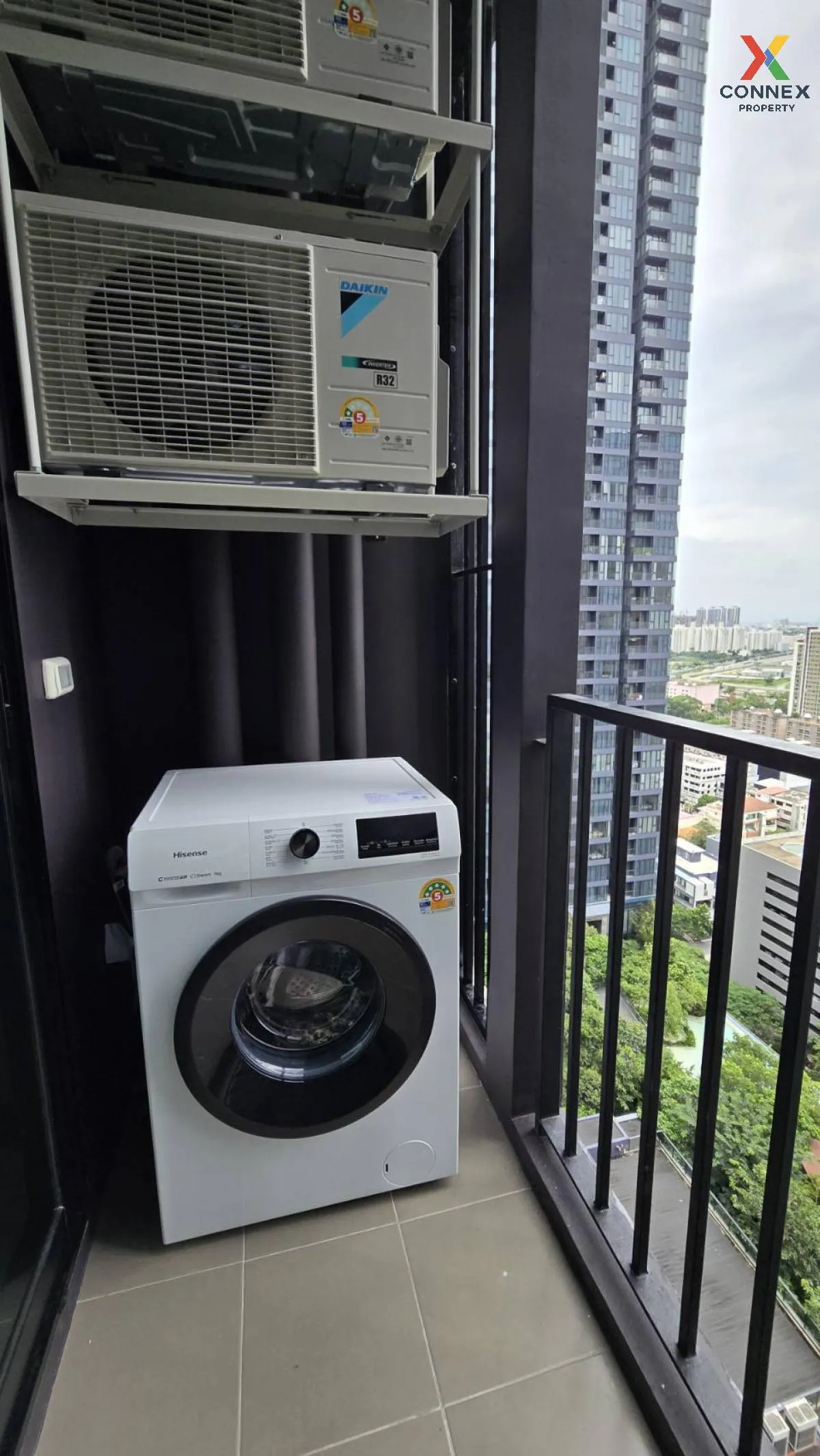 For Rent Condo , Nue District R9 , high floor , MRT-Phra Ram 9 , 