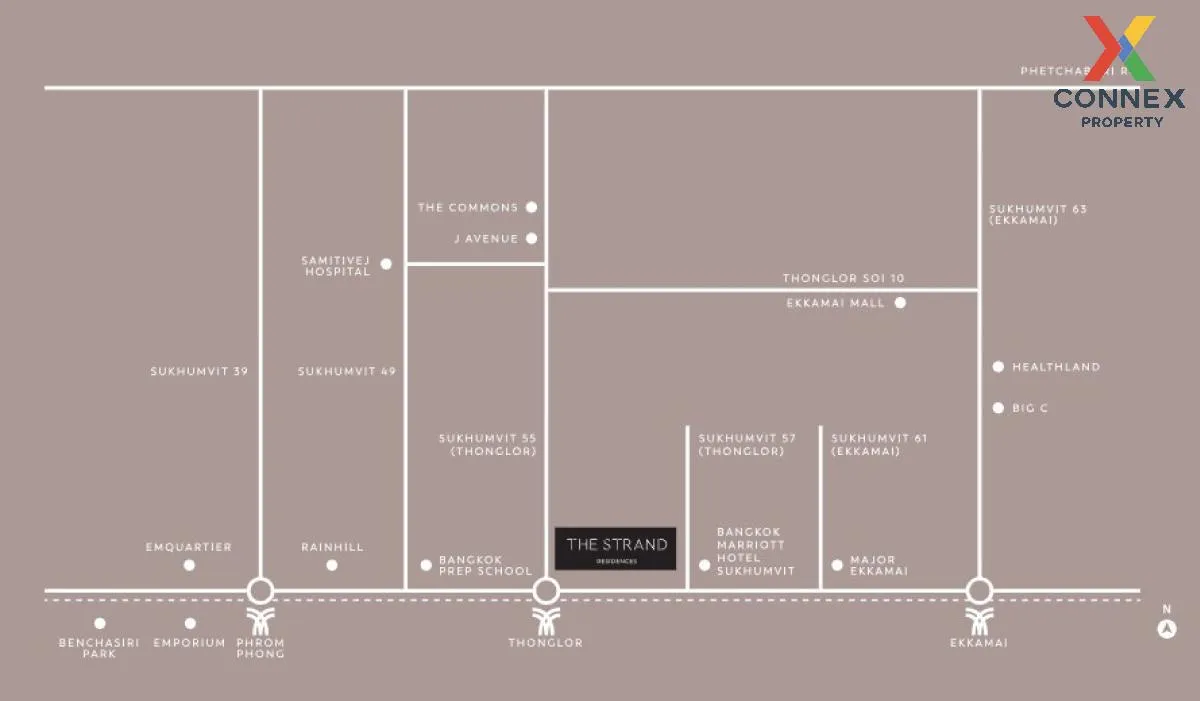 For Sale Condo , The Strand Thonglor , nice view , high floor , B