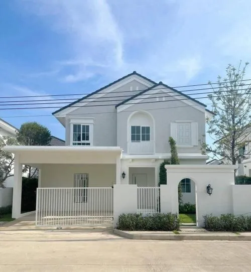 For Rent House , Chaiyapruek Bangna Km. 15 , nice view , wide frontage , Bang Chalong , Bang Phli , Samut Prakarn , CX-129628