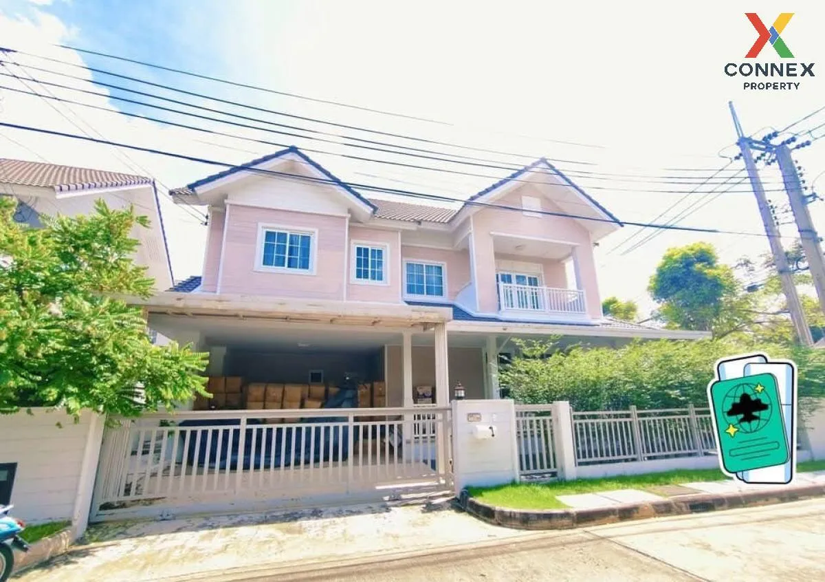 For Sale House , Burasiri Panyaindra , corner unit , Bang Chan ,  1