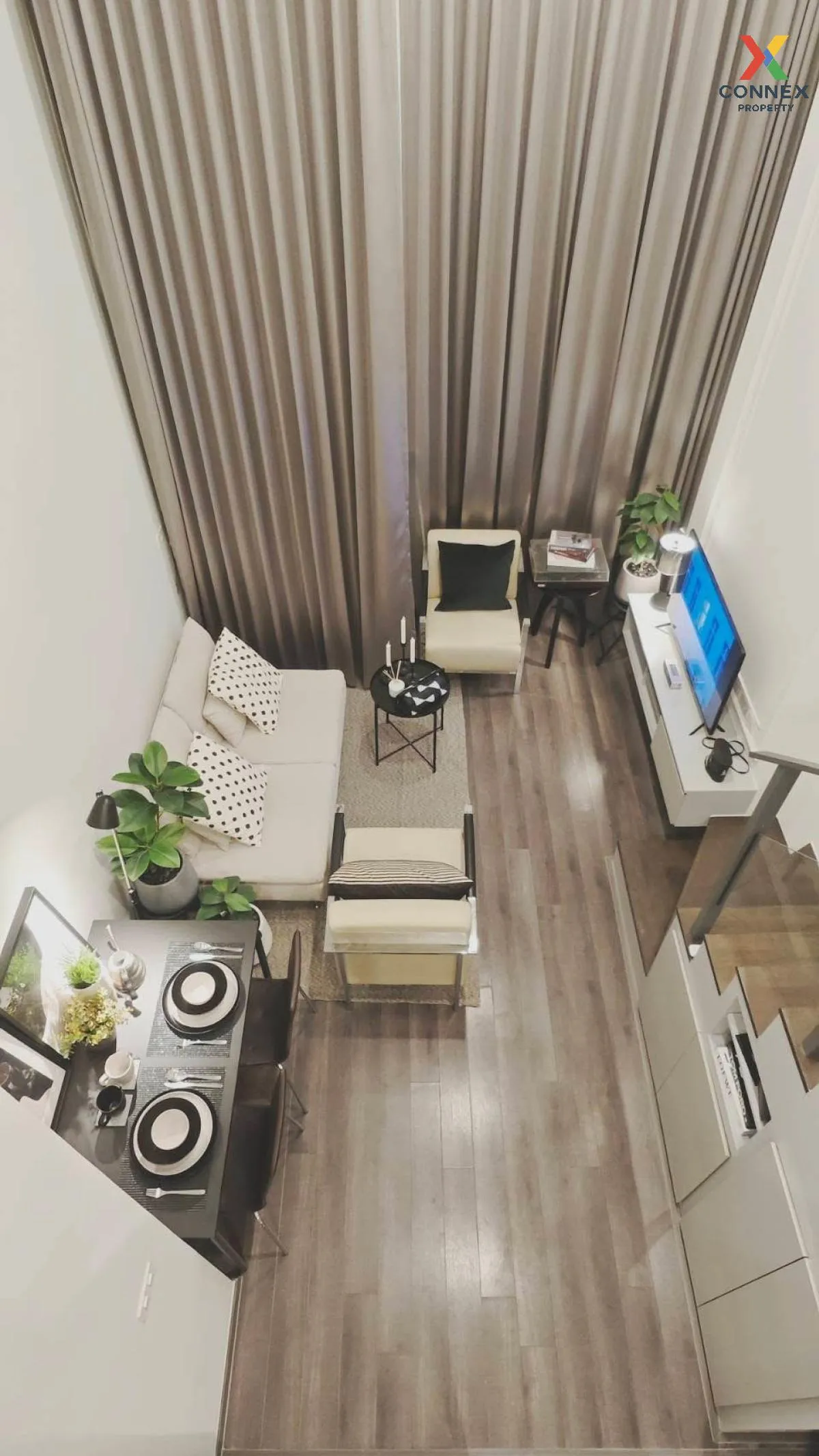 For Sale Condo , KnightsBridge Space Rama 9 , Duplex , high floor For Sale Condo , KnightsBridge Space Rama 9 , Duplex , high floor