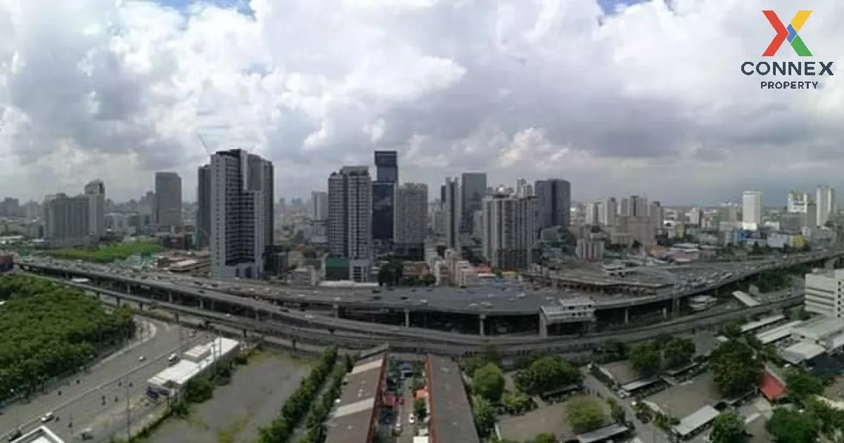 For Rent Condo , Life Asoke , high floor , MRT-Phetchaburi , Bang 4