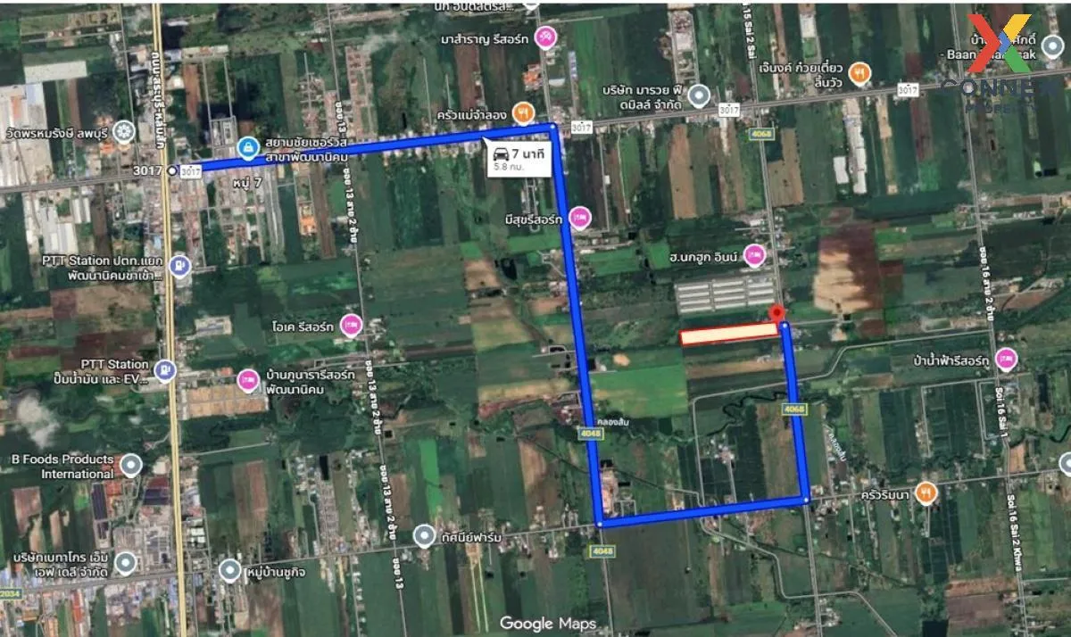 For Sale Vacant Land Phatthana Nikhom  Lopburi  CX-132784