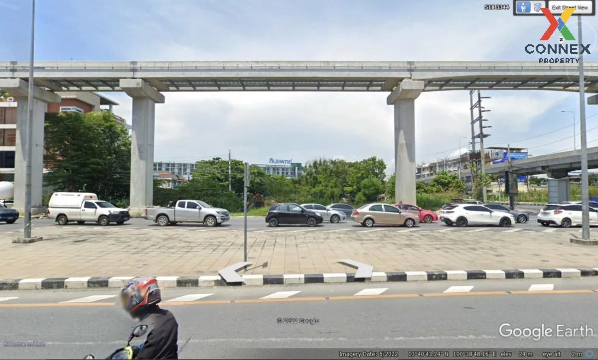 ขายที่ดิน 4.5 ไร่ ติด MRT ศรีอุดม ติดถนนศรีนครินทร์-อุดมสุข ทำเลท