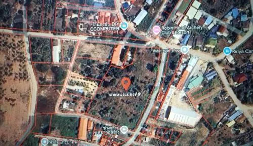 For Sale Triple-Frontage Land Plot, Near Wat Mab Fakthong , Bang Lamung District, Chonburi CX-133828