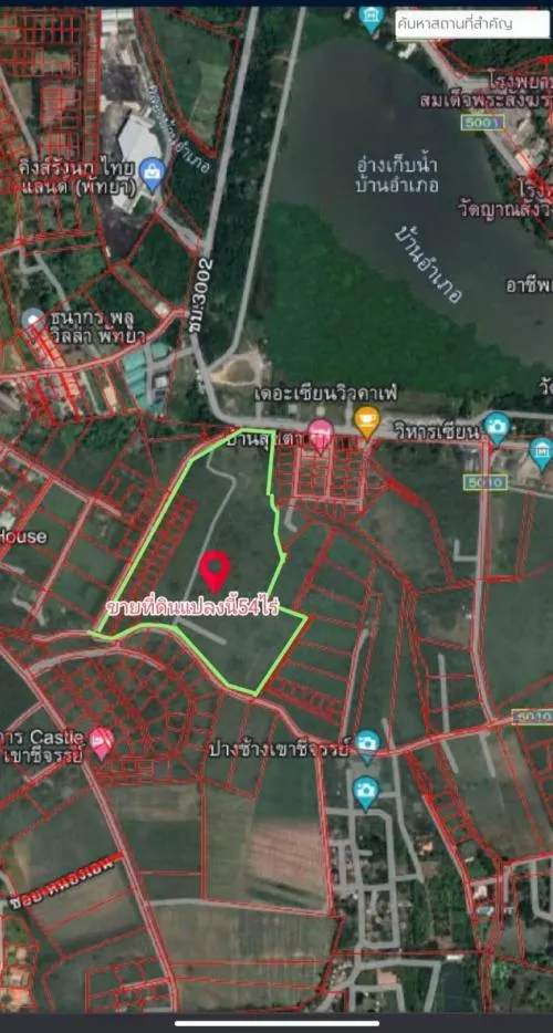 For Sale: Vacant Land, 54 Rai, Adjacent to Viharn Sien, Sattahip District, Chonburi CX-133843