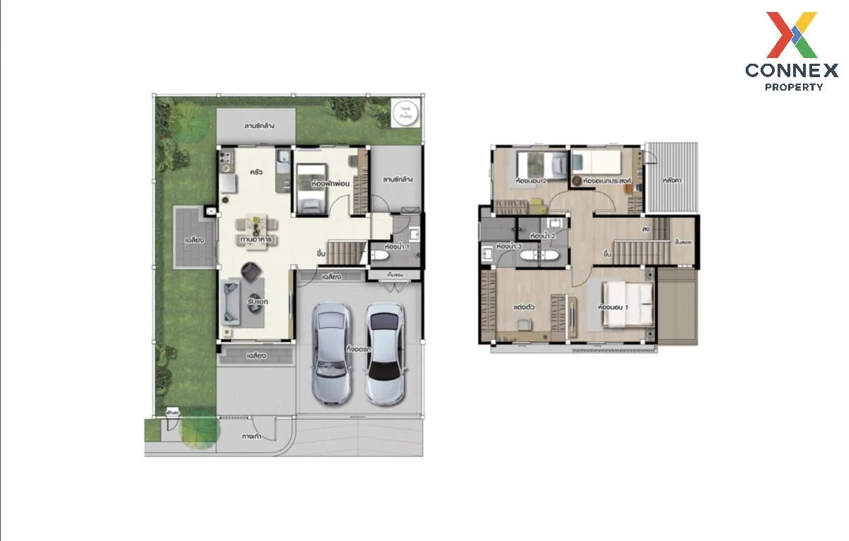 ขายบ้าน  เฮ้าส์ 24 เวสต์เกต บางคูรัด บางบัวทอง นนทบุรี CX-134467 2