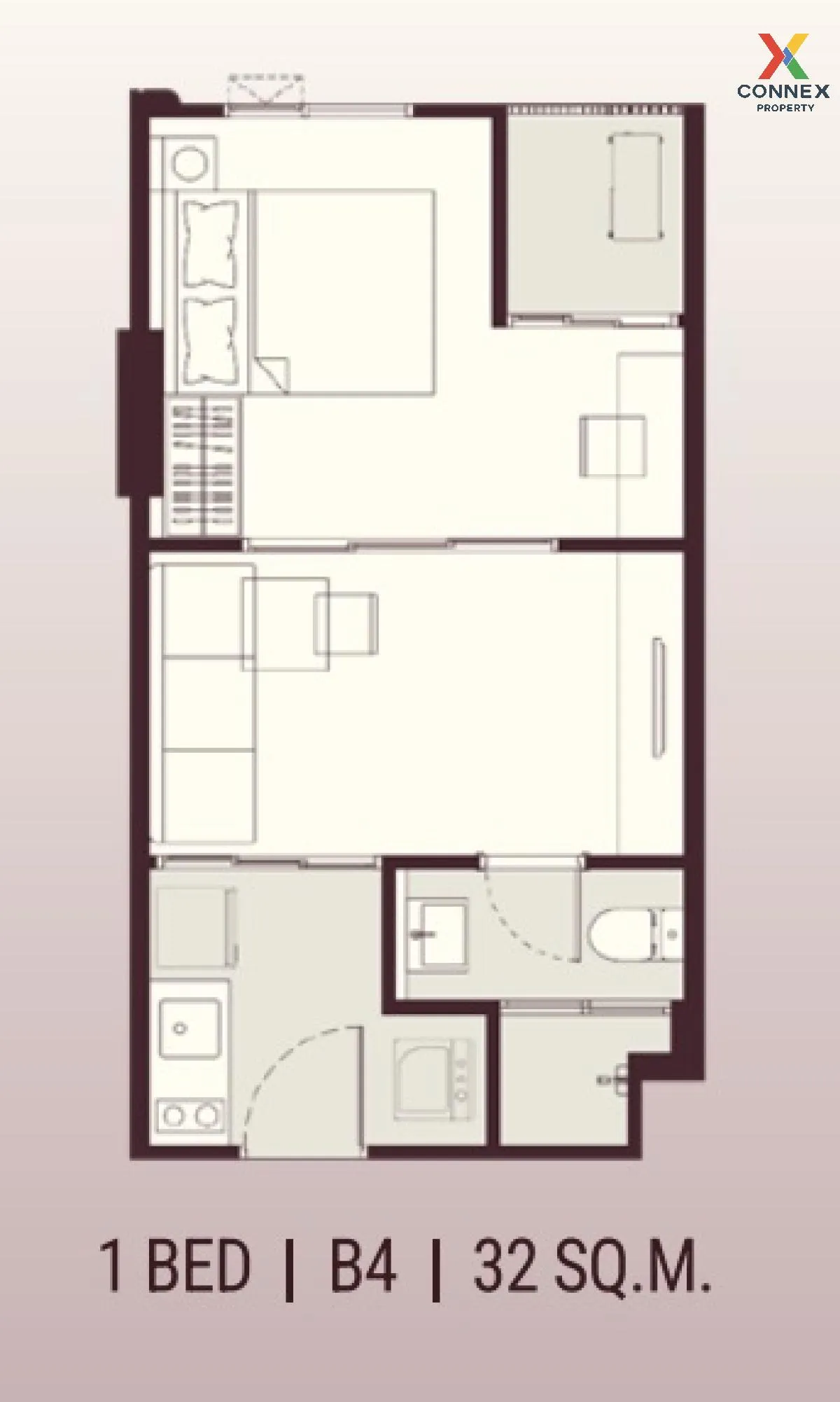 ขายคอนโด  ไลฟ์ เจเจ อินเตอร์เชนจ์ สามเสนใน เขต พญาไท กรุงเทพ CX-1 2