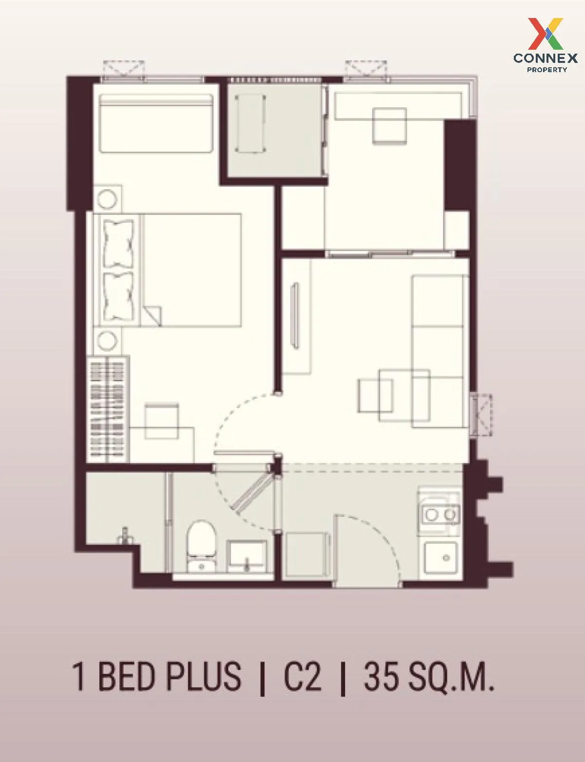 ขายคอนโด  ไลฟ์ เจเจ อินเตอร์เชนจ์ สามเสนใน เขต พญาไท กรุงเทพ CX-1 2