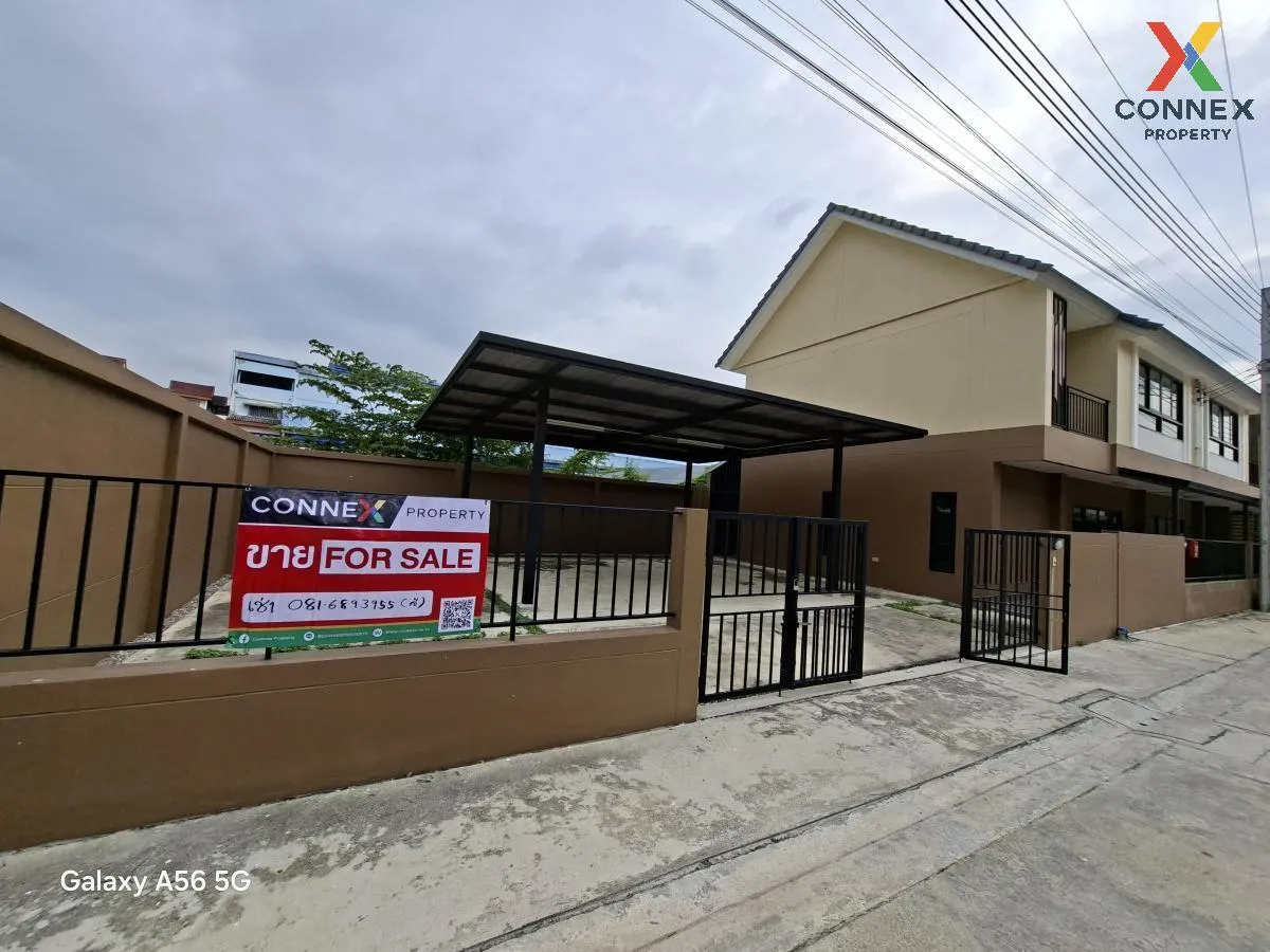 เช่าบ้าน  นนท์ธารา 6 พระเงิน ห้องมุม หน้ากว้าง บางม่วง บางใหญ่ นน