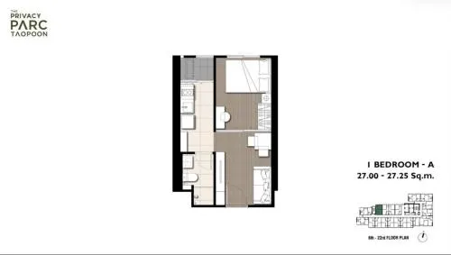 ขายคอนโด  เดอะ ไพรเวซี่ พาร์ค เตาปูน MRT-เตาปูน บางซื่อ เขต บางซื่อ กรุงเทพ CX-135788