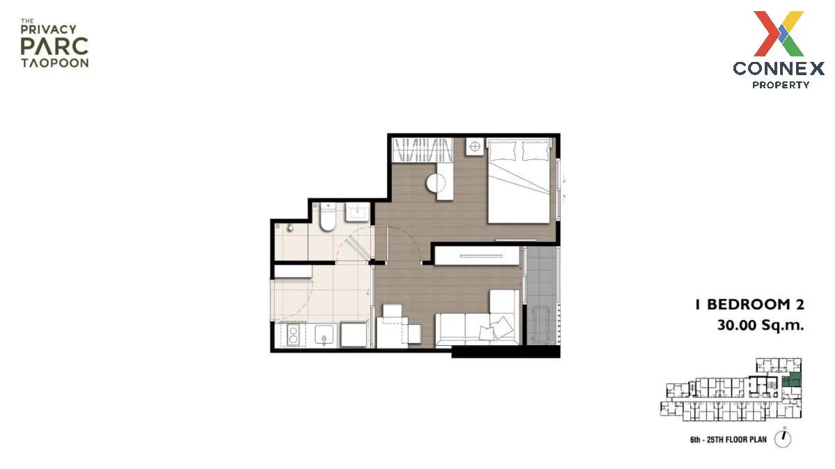 ขายคอนโด  เดอะ ไพรเวซี่ พาร์ค เตาปูน MRT-เตาปูน บางซื่อ เขต บางซื 2