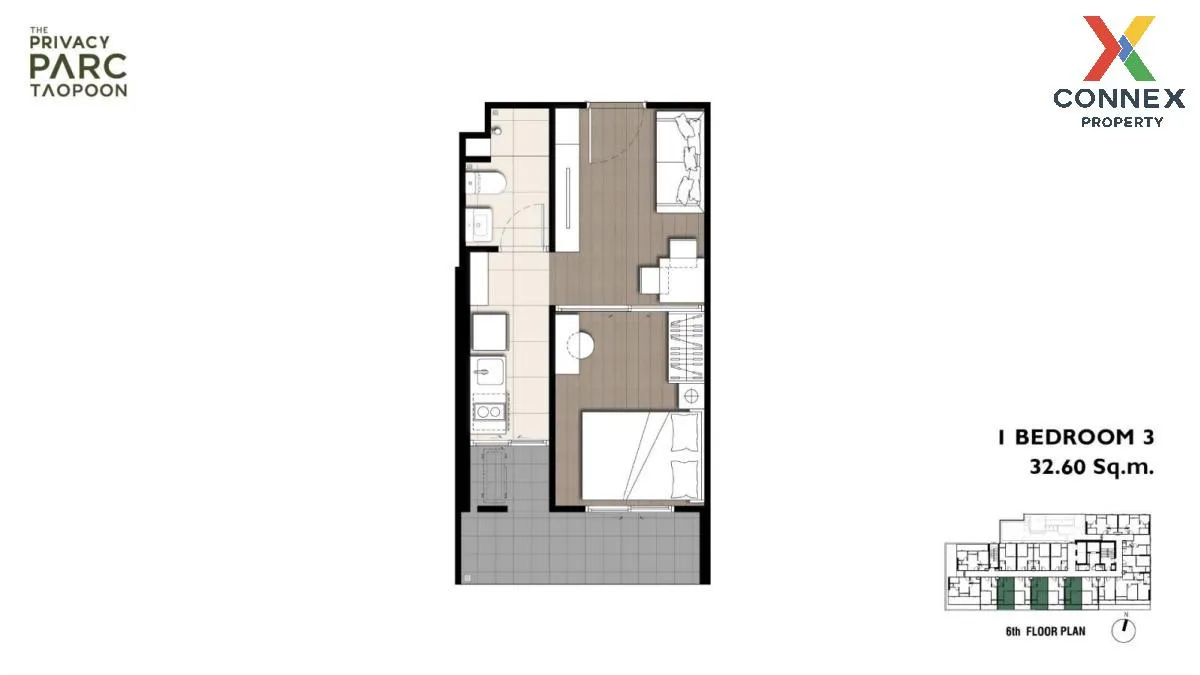 ขายคอนโด  เดอะ ไพรเวซี่ พาร์ค เตาปูน MRT-เตาปูน บางซื่อ เขต บางซื 3