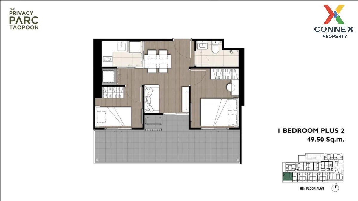 ขายคอนโด  เดอะ ไพรเวซี่ พาร์ค เตาปูน MRT-เตาปูน บางซื่อ เขต บางซื 1