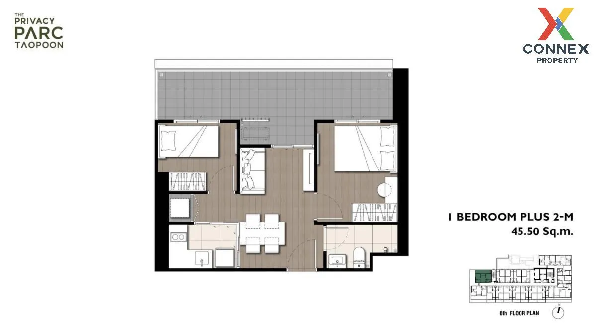 ขายคอนโด  เดอะ ไพรเวซี่ พาร์ค เตาปูน MRT-เตาปูน บางซื่อ เขต บางซื 2