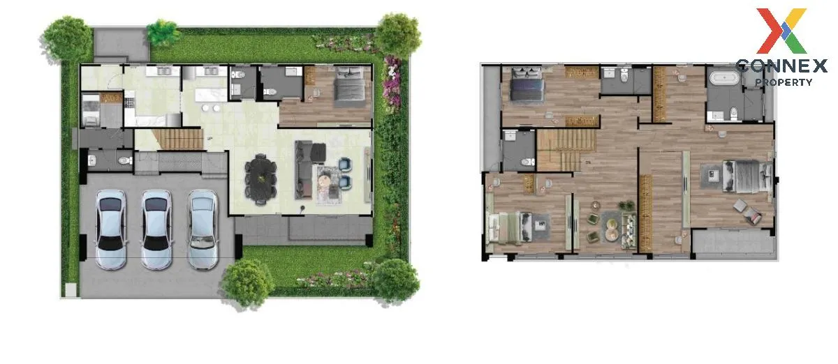 ขายบ้าน  ภัสสร ศรีนครินทร์ - เทพารักษ์ MRT-ศรีด่าน (สายสีเหลือง)  2