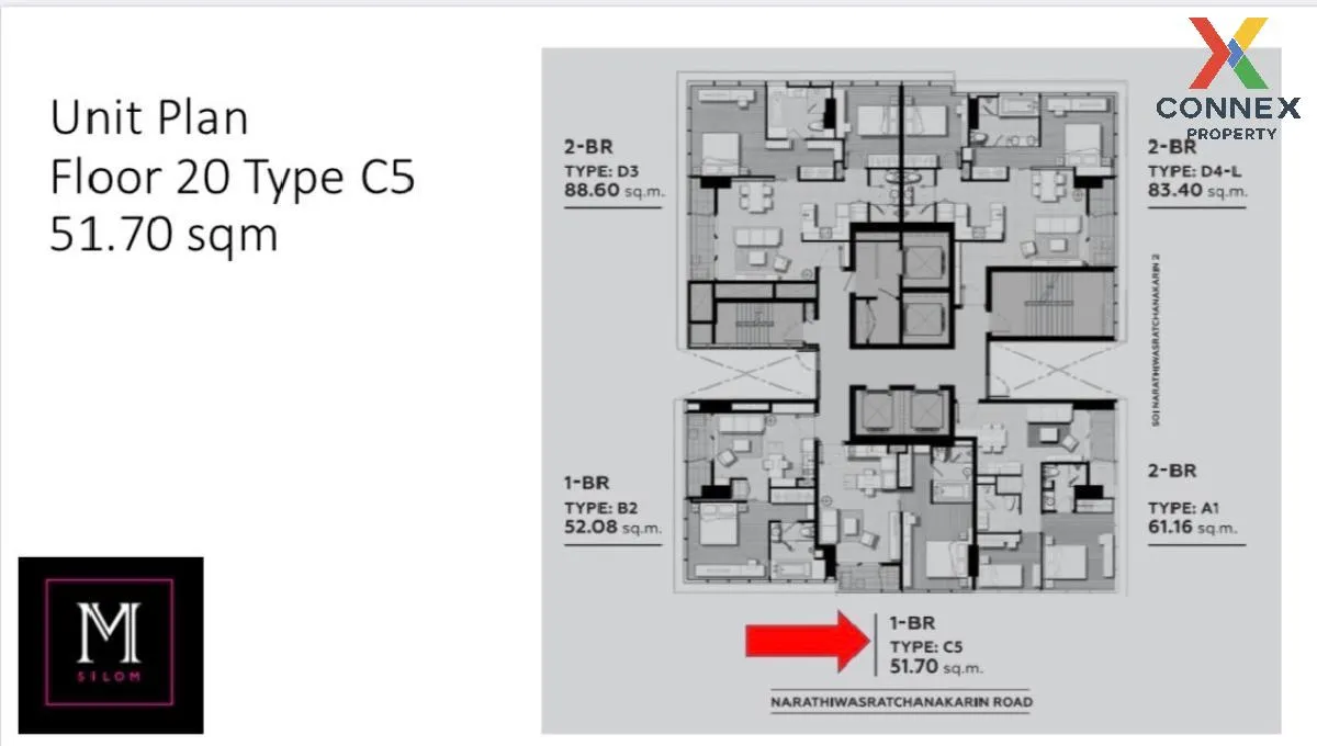 For Sale Condo , M Silom , BTS-Chong Nonsi , Suriyawong , Bang Ra 2