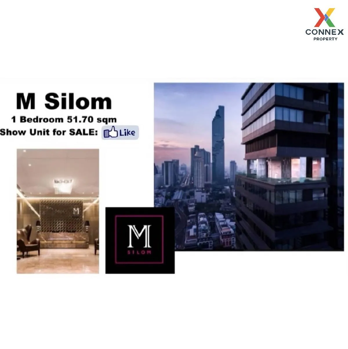 For Sale Condo , M Silom , BTS-Chong Nonsi , Suriyawong , Bang Ra