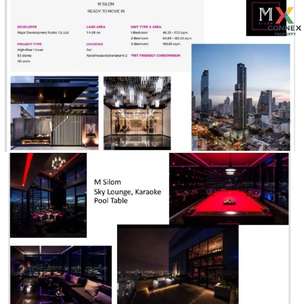 For Sale Condo , M Silom , BTS-Chong Nonsi , Suriyawong , Bang Ra