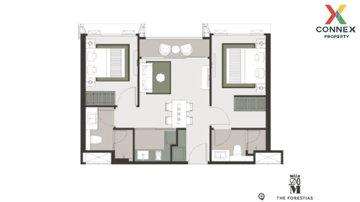 ขายคอนโด  วิสซ์ดอม เดอะ ฟอเรสเทียส์ บางแก้ว บางพลี สมุทรปราการ CX