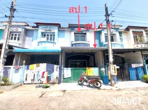 ขายทาวน์เฮ้าส์/ทาวน์โฮม  บ้านปิยวรารมย์ 3 ไทรน้อย ไทรน้อย นนทบุรี CX-135915