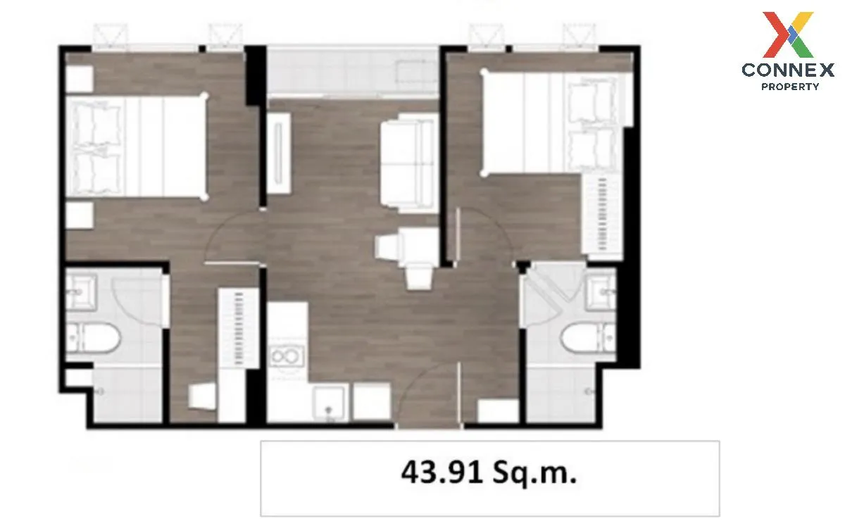 ขายคอนโด  ดิ ออริจิ้น รามอินทรา 83 สเตชั่น MRT-รามอินทรา 83 คันนา 1
