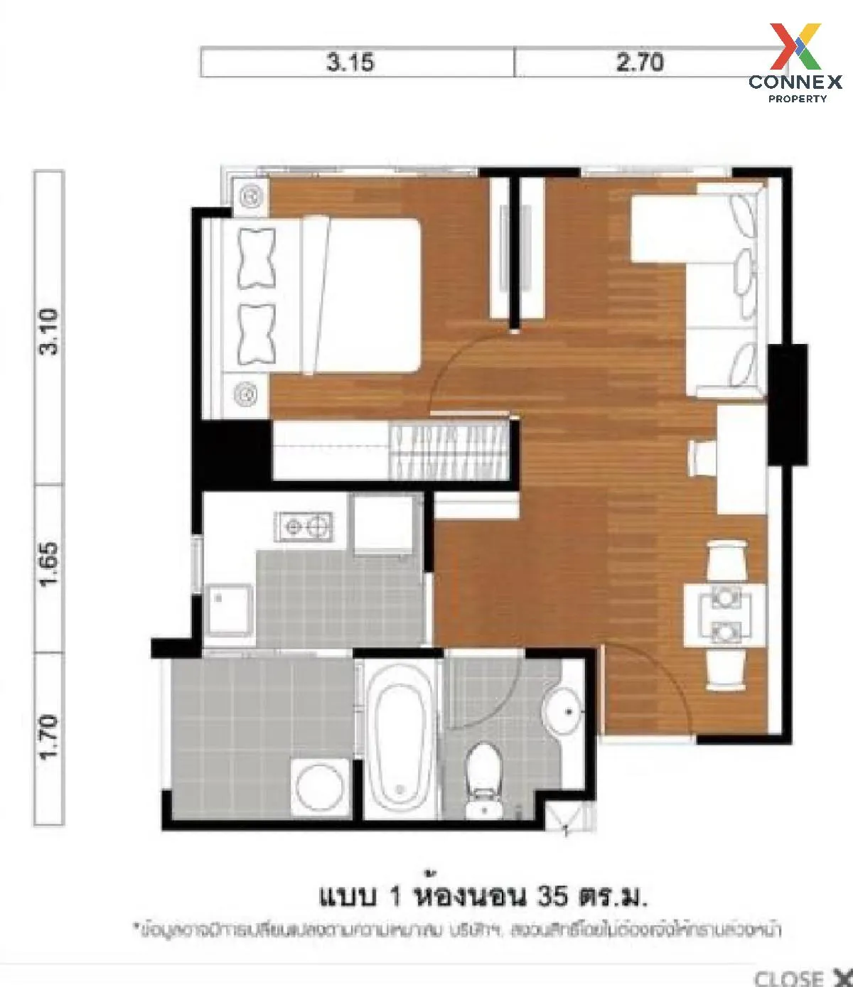 ขายคอนโด  ลุมพินี เพลส พระราม 4 - กล้วยน้ำไท ห้องมุม BTS-พระโขนง 