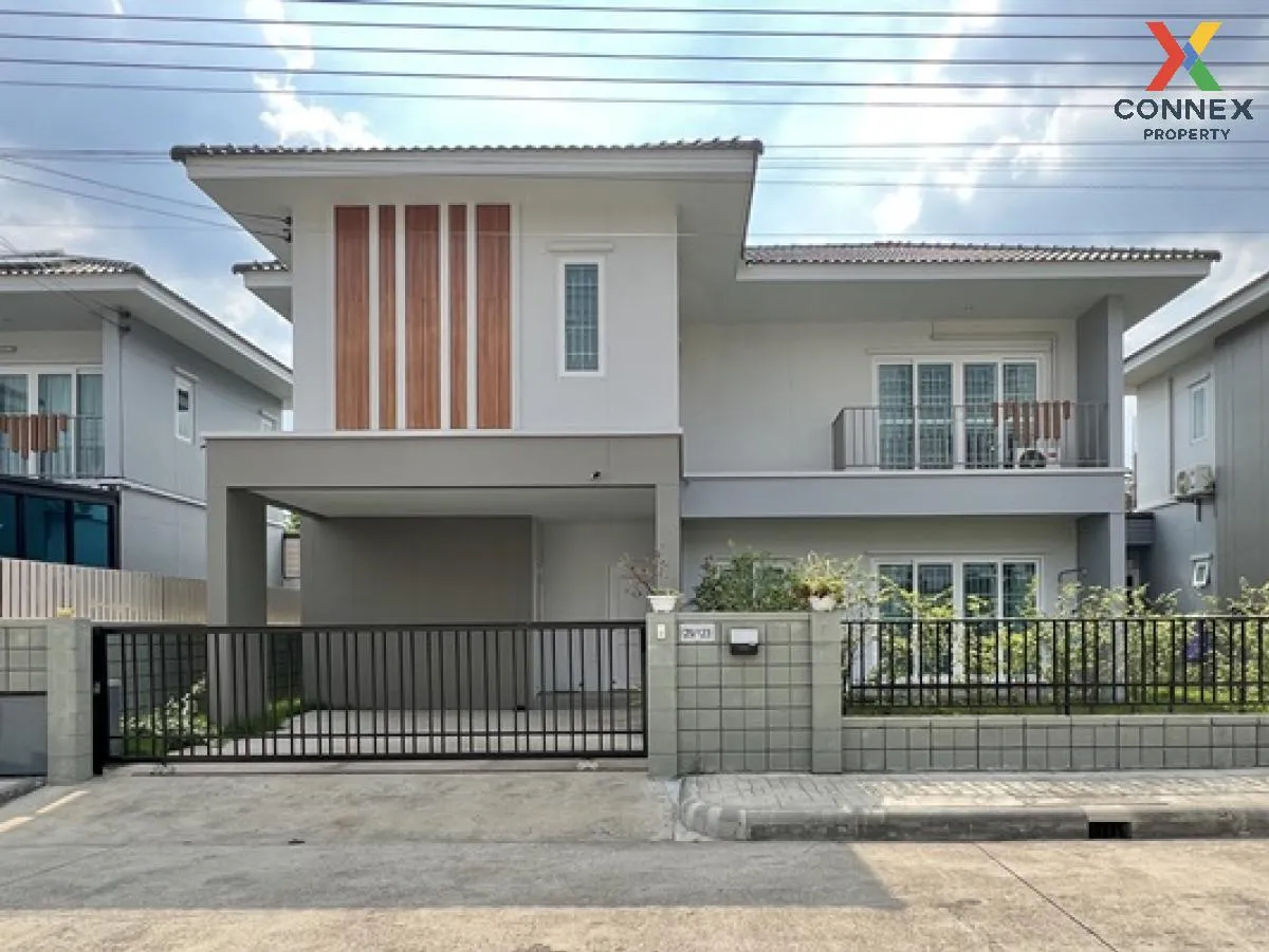 บ้านเดี่ยว นันธารา รังสิต–คลอง 8 พื้นที่ 51.6 ตร.ว. 3 นอน 3 น้ำ ส 1