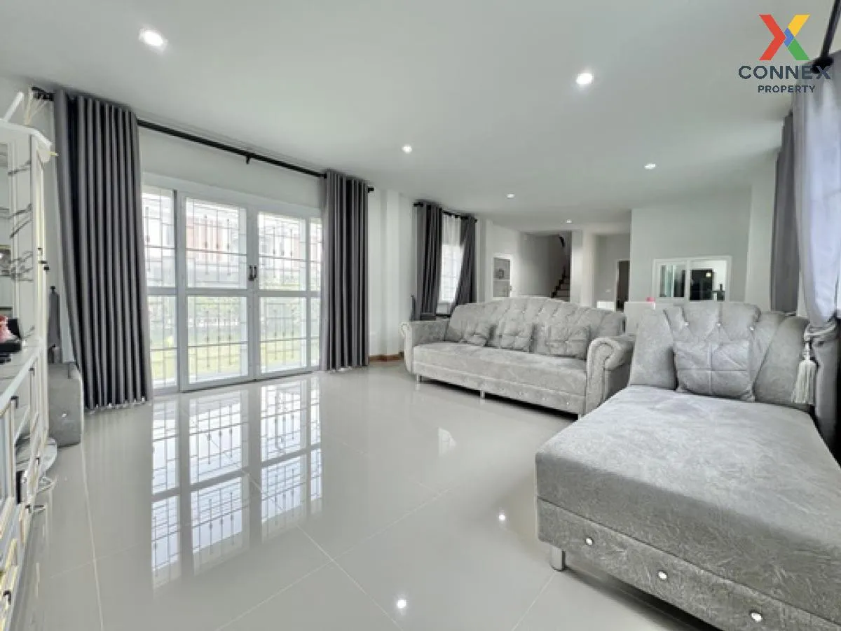 บ้านเดี่ยว นันธารา รังสิต–คลอง 8 พื้นที่ 51.6 ตร.ว. 3 นอน 3 น้ำ ส