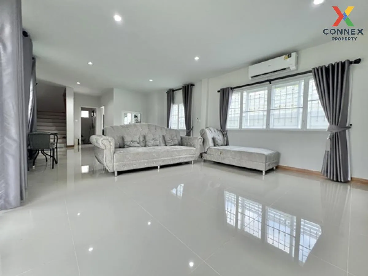 บ้านเดี่ยว นันธารา รังสิต–คลอง 8 พื้นที่ 51.6 ตร.ว. 3 นอน 3 น้ำ ส