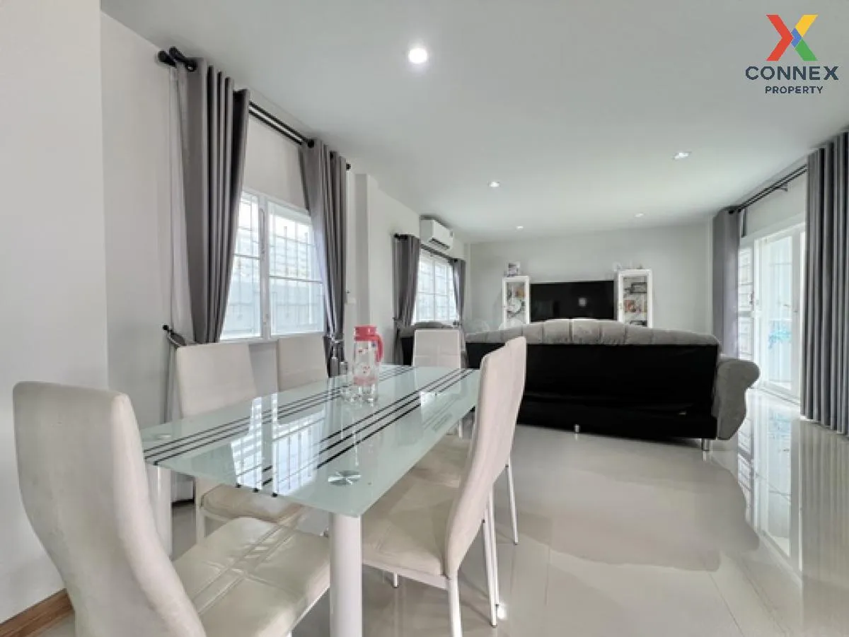 บ้านเดี่ยว นันธารา รังสิต–คลอง 8 พื้นที่ 51.6 ตร.ว. 3 นอน 3 น้ำ ส