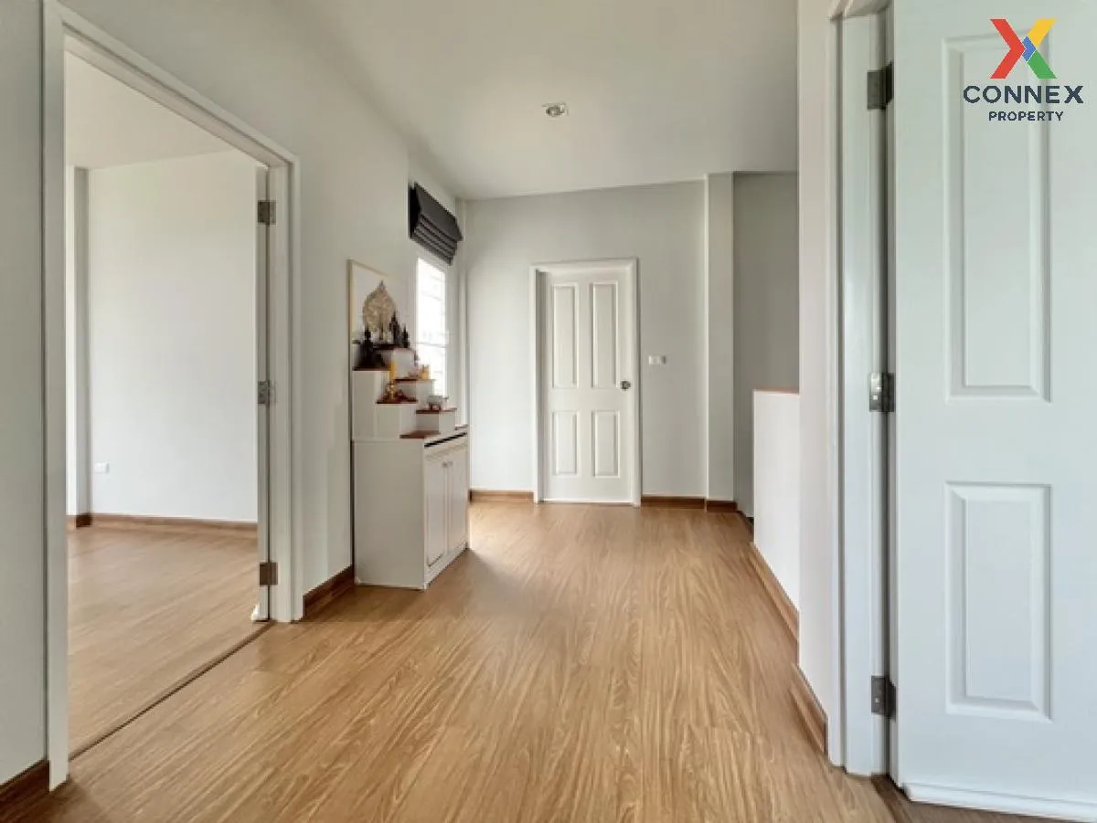 บ้านเดี่ยว นันธารา รังสิต–คลอง 8 พื้นที่ 51.6 ตร.ว. 3 นอน 3 น้ำ ส