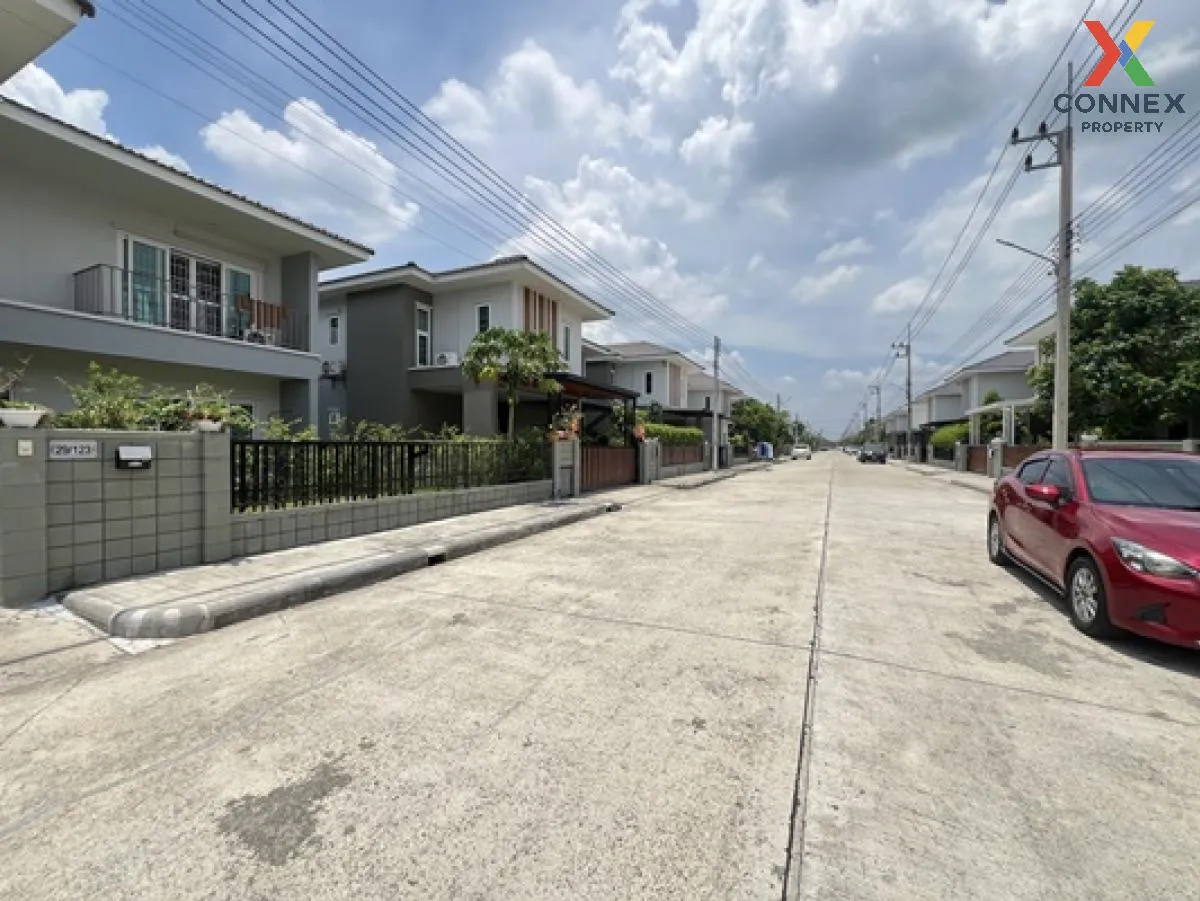 บ้านเดี่ยว นันธารา รังสิต–คลอง 8 พื้นที่ 51.6 ตร.ว. 3 นอน 3 น้ำ ส