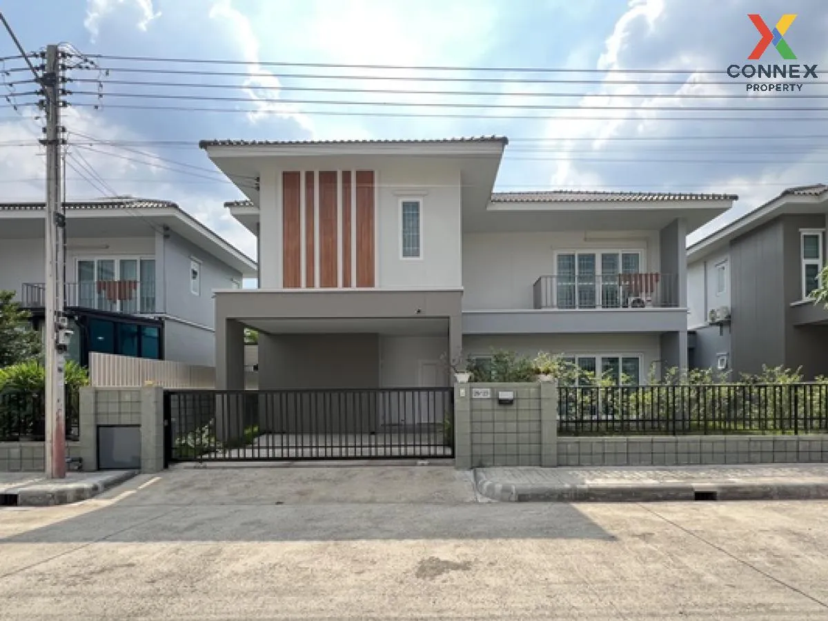 บ้านเดี่ยว นันธารา รังสิต–คลอง 8 พื้นที่ 51.6 ตร.ว. 3 นอน 3 น้ำ ส