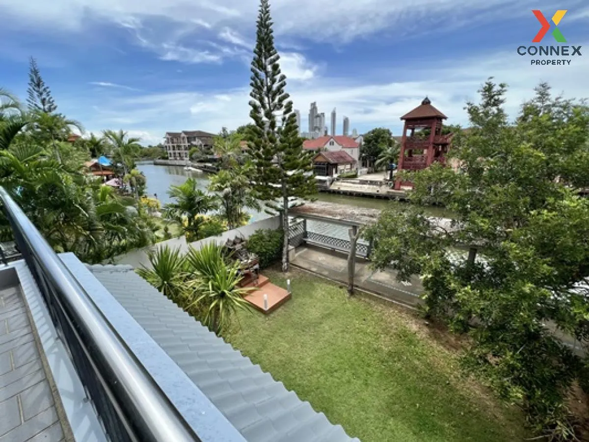 ขายบ้าน  จอมเทียนยอร์ชคลับ 3 วิวสวย วิวแม่น้ำ หน้ากว้าง สัตหีบ สั